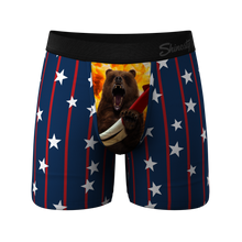 Load image into Gallery viewer, The Bearly Theres | USA Grizzly Bear Ball Hammock¬Æ Pouch Underwear
