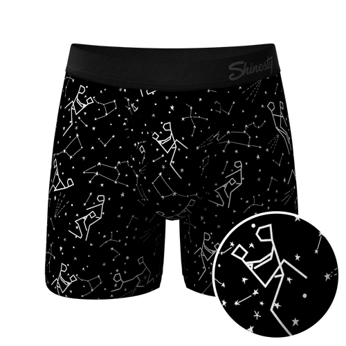 The Big Bang | Glow In The Dark Constellation Ball Hammock¬Æ Pouch Underwear With Fly
