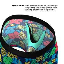 Load image into Gallery viewer, mens hawaiian floral boxers with fly
