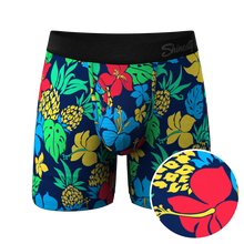 Load image into Gallery viewer, The Big Kahunas Hawaiian Ball Hammock Pouch Underwear With Fly
