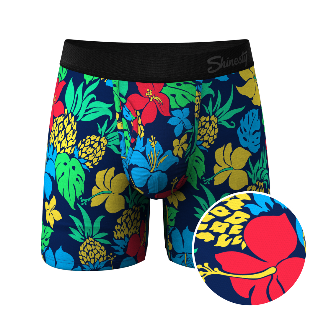 The Big Kahunas Hawaiian Ball Hammock Pouch Underwear With Fly
