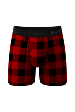 Load image into Gallery viewer, Red and Black Checkered Cooling Underwear
