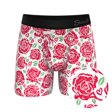 Load image into Gallery viewer, The Bloom With A View | Naughty Roses Ball Hammock¬Æ Pouch Underwear With Fly
