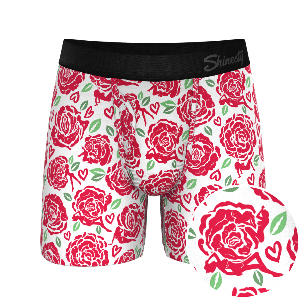 The Bloom With A View | Naughty Roses Ball Hammock¬Æ Pouch Underwear With Fly