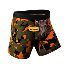 Load image into Gallery viewer, The Bambi Bunchers | Camo Deer Ball Hammock¬Æ Pouch Underwear With Fly
