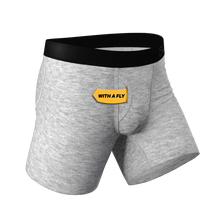 Load image into Gallery viewer, The Intramural Champ | Heathered Grey Ball Hammock¬Æ Pouch Underwear With Fly
