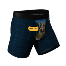 Load image into Gallery viewer, The Tyrant Lizard | Dinosaur Ball Hammock¬Æ Pouch Underwear With Fly
