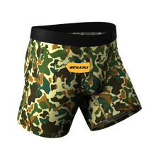 Load image into Gallery viewer, The Forni Camo | Camouflage Ball Hammock¬Æ Boxer Briefs With Fly
