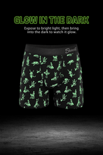Load image into Gallery viewer, Skeleton-themed Ball Hammock¬Æ Pouch Underwear with glow-in-the-dark accents.
