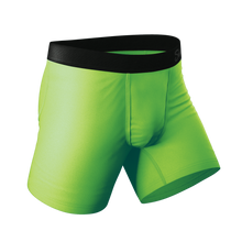 Load image into Gallery viewer, Solid green pouch underwear
