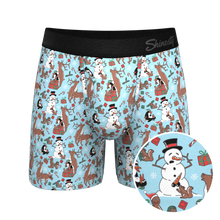 Load image into Gallery viewer, The Christmas Key Party | Christmas Characters Ball Hammock¬Æ Pouch Underwear With Fly
