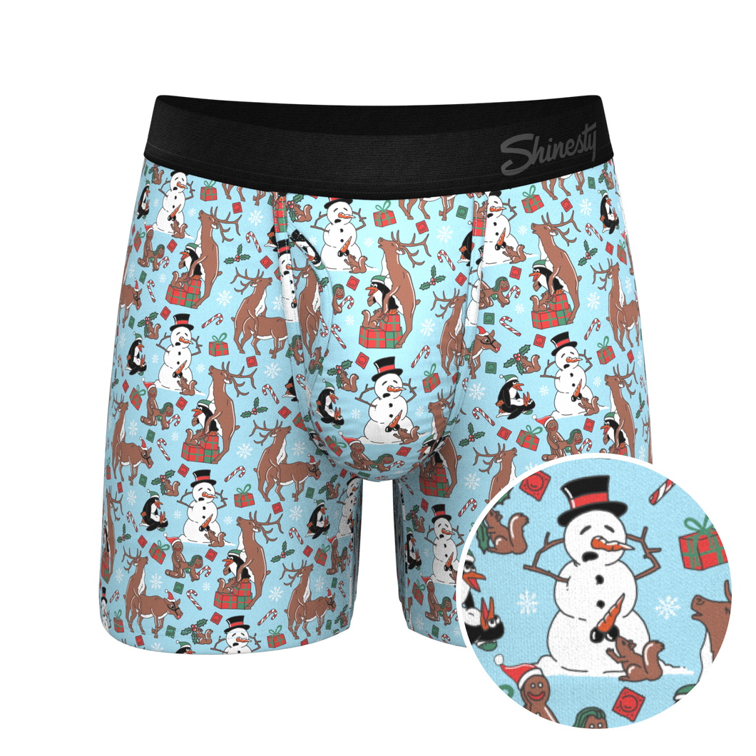 The Christmas Key Party | Christmas Characters Ball Hammock¬Æ Pouch Underwear With Fly
