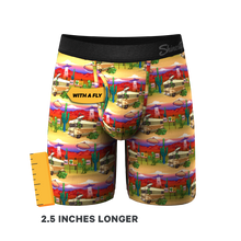 Load image into Gallery viewer, The Close Encounter | Alien Long Leg Ball Hammock¬Æ Pouch Underwear With Fly
