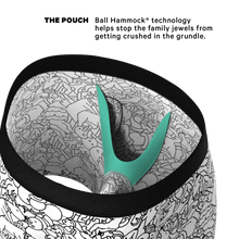 Load image into Gallery viewer, Black and white ball hammock
