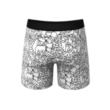 Load image into Gallery viewer, Outline christmas scene underwear

