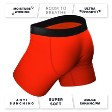 Load image into Gallery viewer, Boxer briefs with hot dog print Ball Hammock¬Æ pouch underwear.
