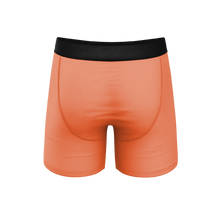 Load image into Gallery viewer, Orange solid pouch underwear
