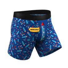 Load image into Gallery viewer, The Crotch Rocket | USA Firecracker Ball Hammock¬Æ Pouch Underwear With Fly
