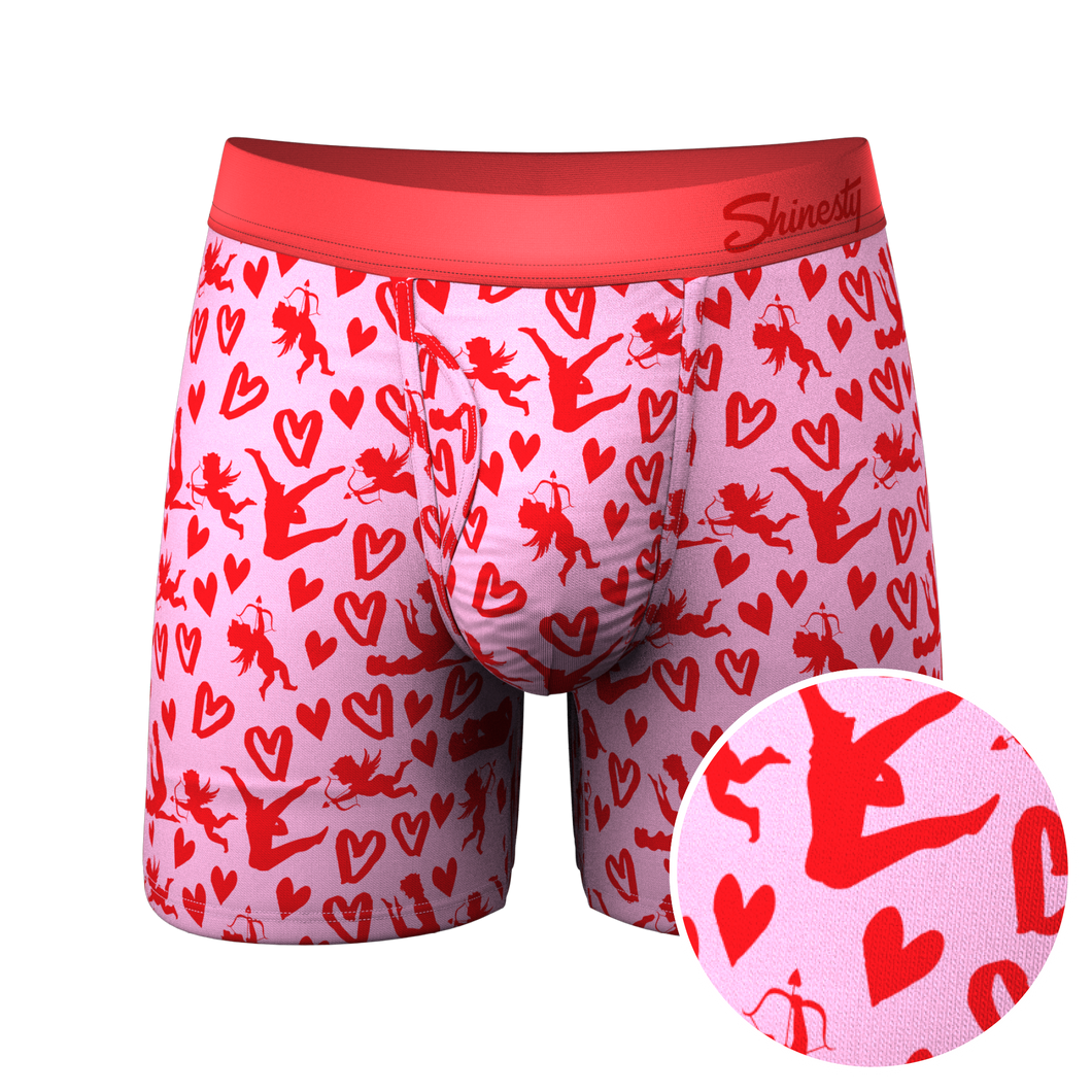 The Cupid Shuffle | Glow in the Dark Valentines Day Ball Hammock¬Æ Pouch Underwear With Fly