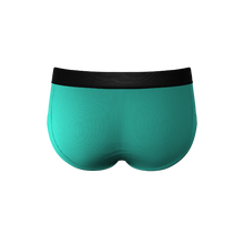 Load image into Gallery viewer, plain turquoise pouch underwear briefs
