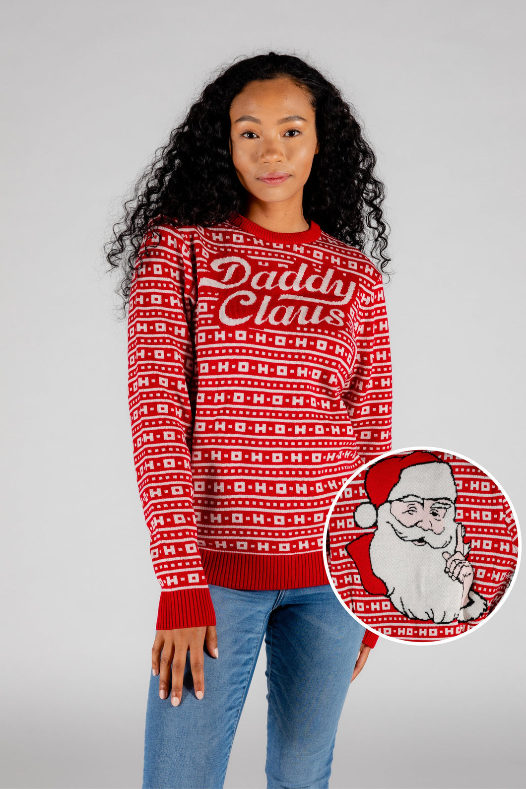 The Daddy Claus | Ladies Unisex Santa Sweater