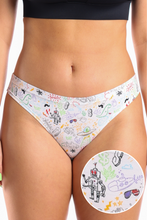 Load image into Gallery viewer, The Daily Detention | Doodle Modal Bikini Underwear
