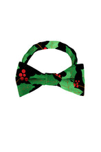Load image into Gallery viewer, The Deck Yourselves | Holly Print Christmas Bow Tie
