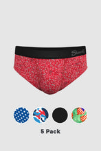 Load image into Gallery viewer, The Fifty Nifty | American Themed Ball Hammock¬Æ Pouch Underwear Briefs 5 Pack
