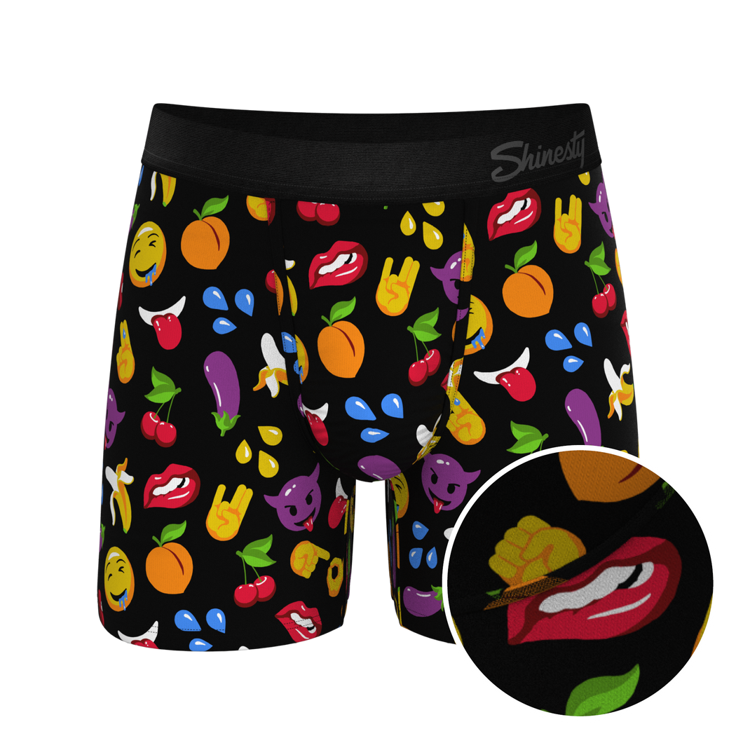 The Flirt | Emoji Ball Hammock¬Æ Pouch Underwear