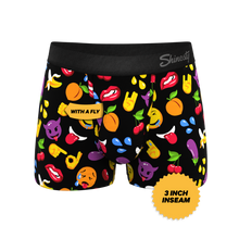 Load image into Gallery viewer, The Flirt | Emoji Ball Hammock¬Æ Pouch Trunks Underwear
