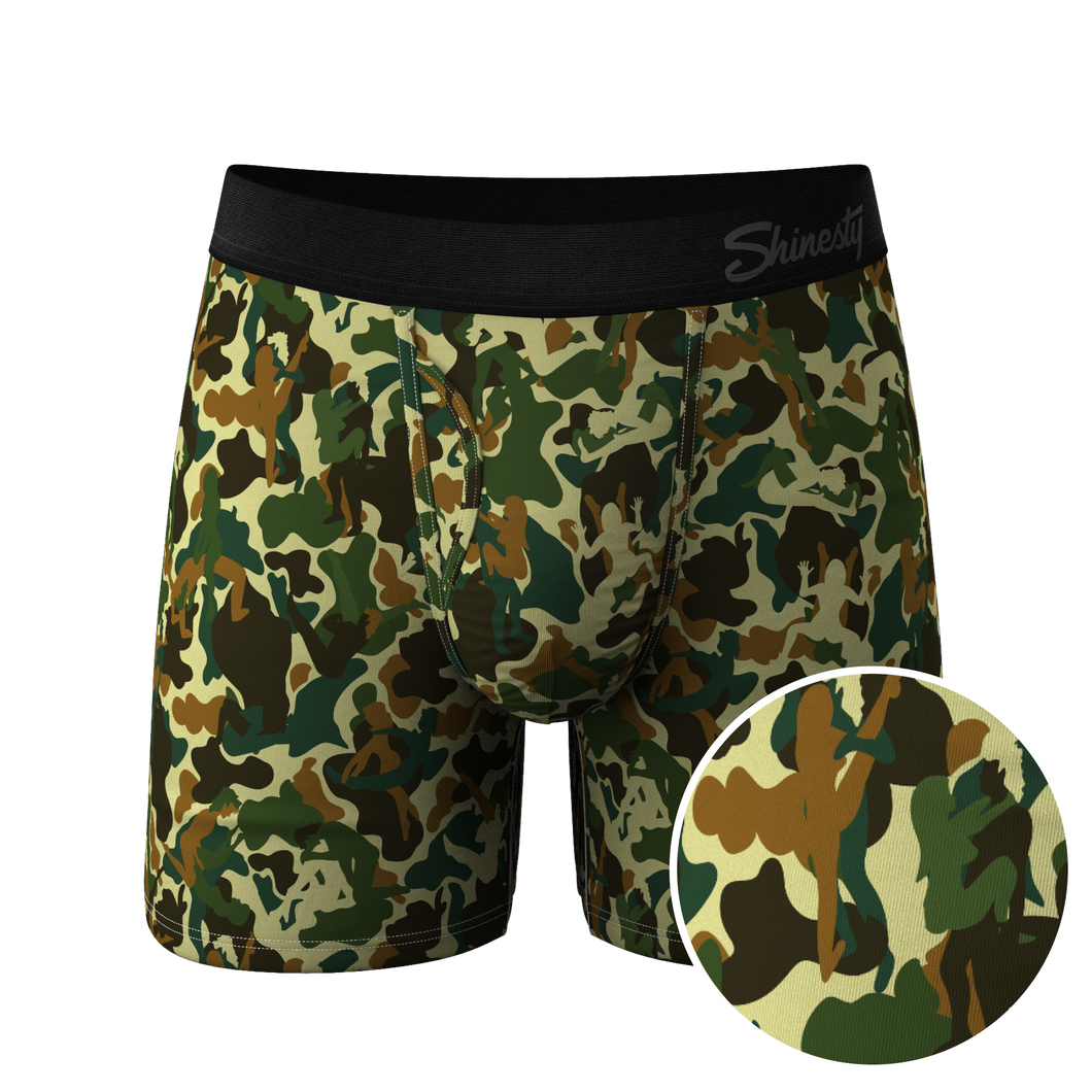 The Forni Camo | Camouflage Ball Hammock¬Æ Boxer Briefs With Fly