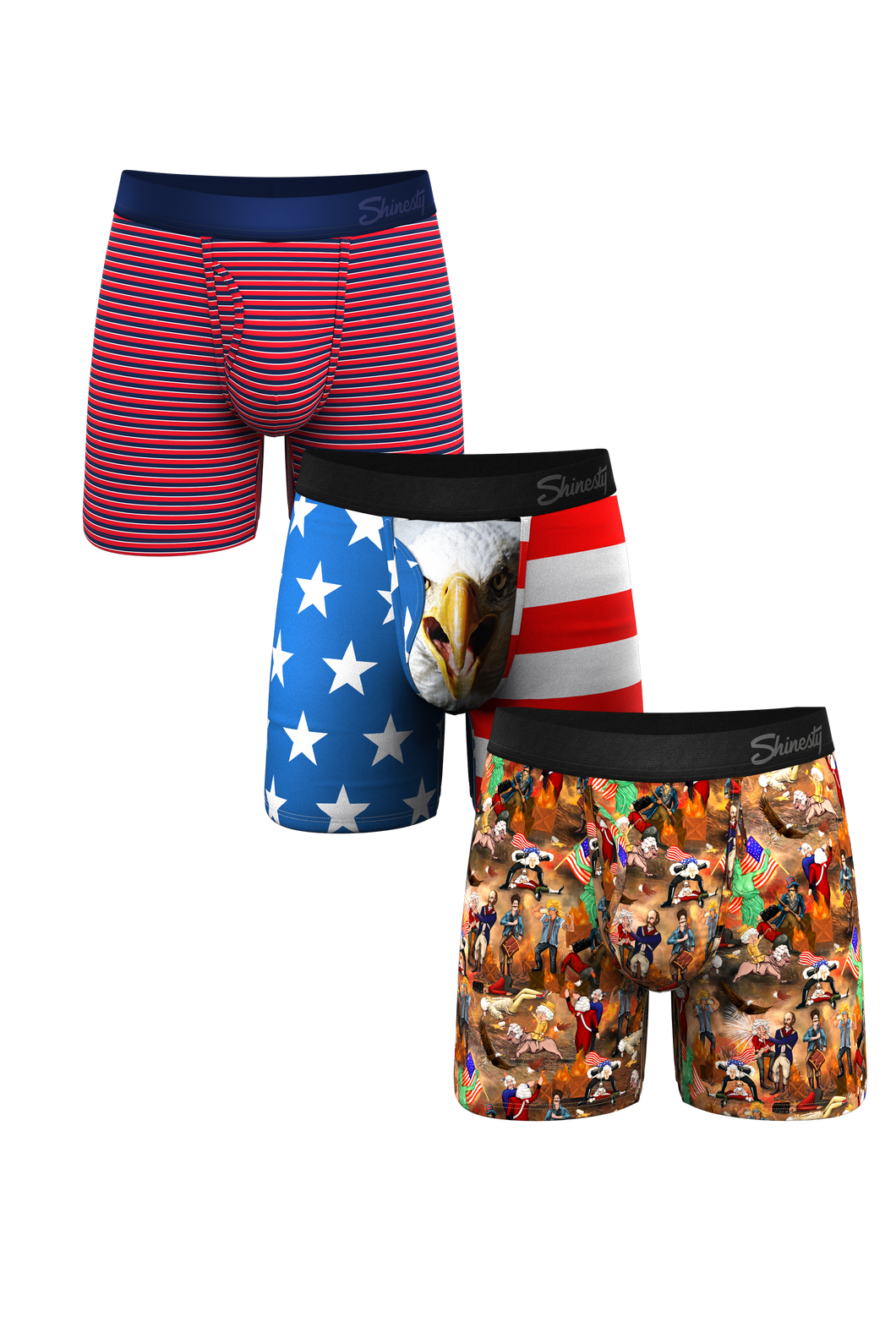 The Fourth of July | Ball Hammock¬Æ Pouch Underwear with Fly 3 Pack