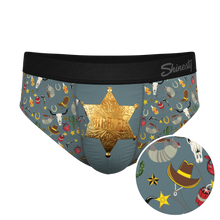 Load image into Gallery viewer, The Giddy Up | Sheriff Badge Ball Hammock¬Æ Pouch Underwear Briefs
