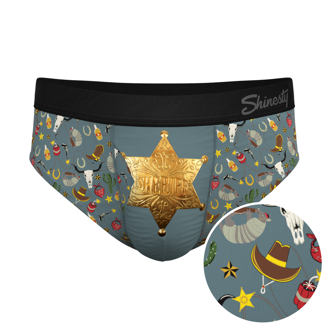 The Giddy Up | Sheriff Badge Ball Hammock¬Æ Pouch Underwear Briefs