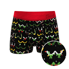 Load image into Gallery viewer, The Goodie Garland | Christmas Tinsel Busts Ball Hammock¬Æ Pouch Trunks Underwear
