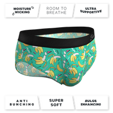 Load image into Gallery viewer, Retro Banana Full Support Underwear Briefs
