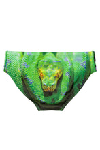 Load image into Gallery viewer, men&#39;s snake print swim brief
