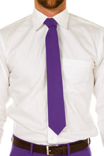 Load image into Gallery viewer, plain purple tie
