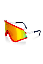 Load image into Gallery viewer, red retro polarized sunglasses
