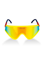 Load image into Gallery viewer, The Revo | Yellow and Red Mirrored Macho Polarized Sunglasses
