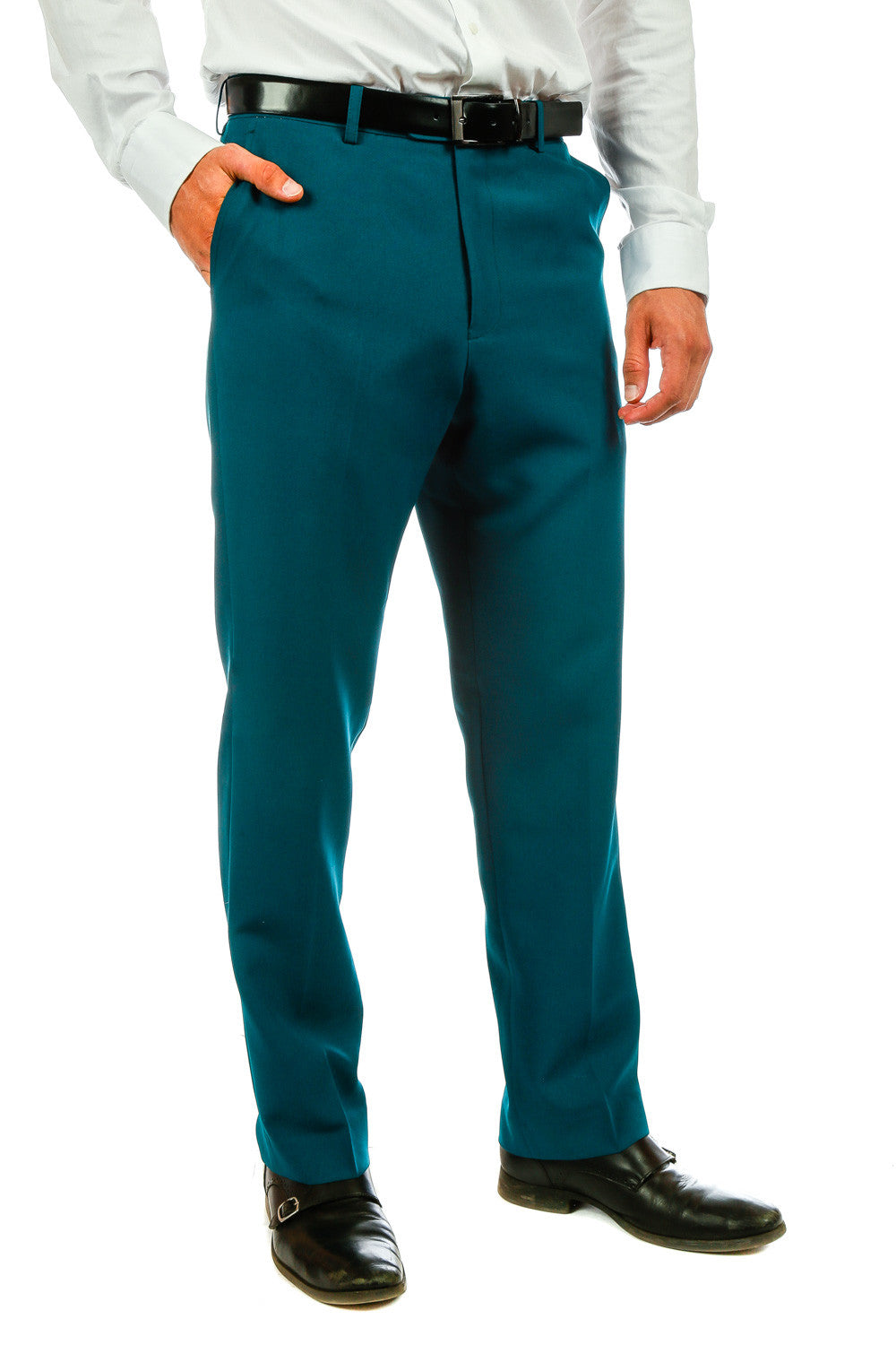 Teal Suit Pants - Shinesty