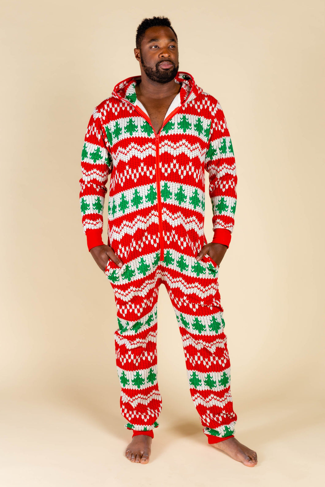 The red ryder Christmas print onesie for adults