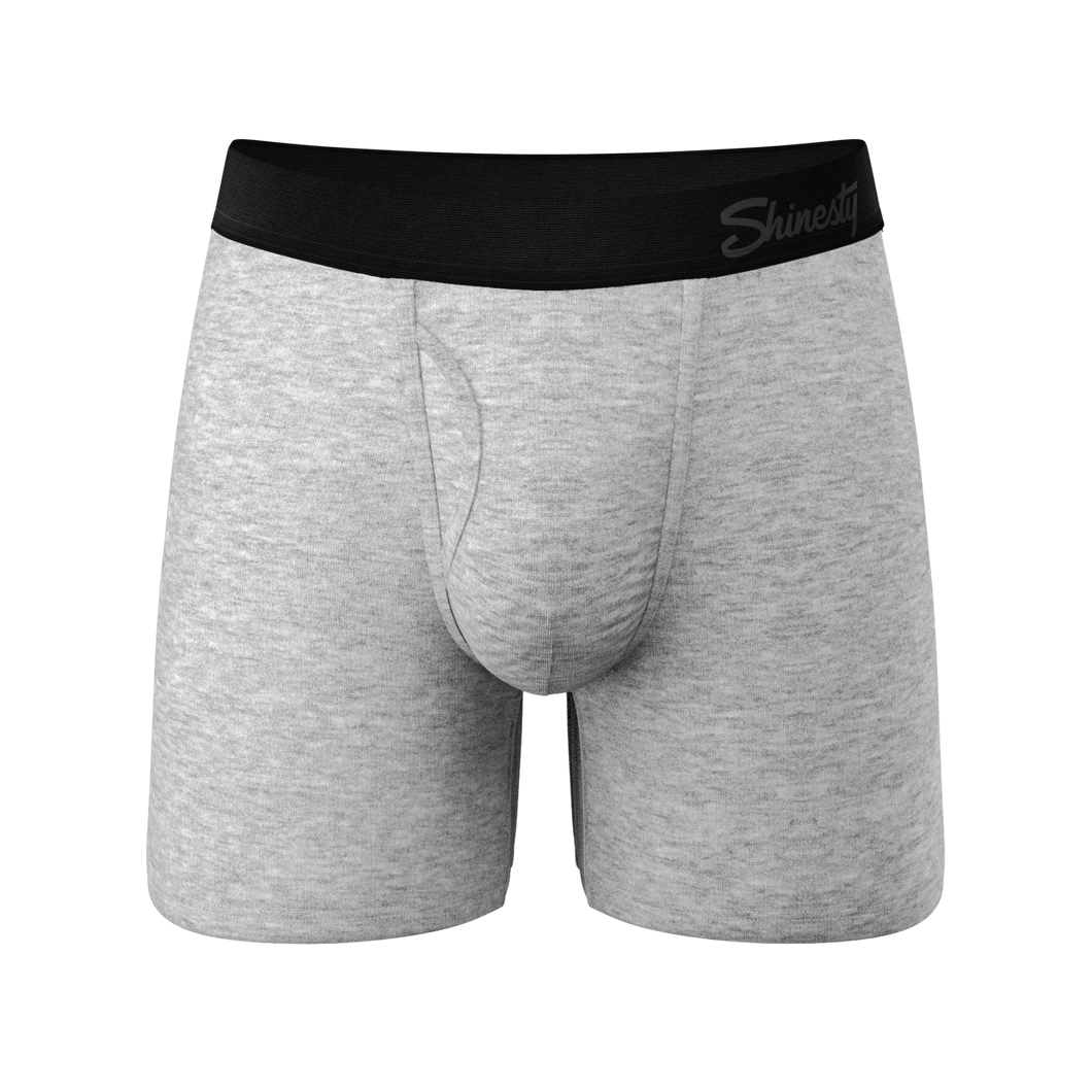 The Intramural Champ | Heathered Grey Ball Hammock¬Æ Pouch Underwear With Fly