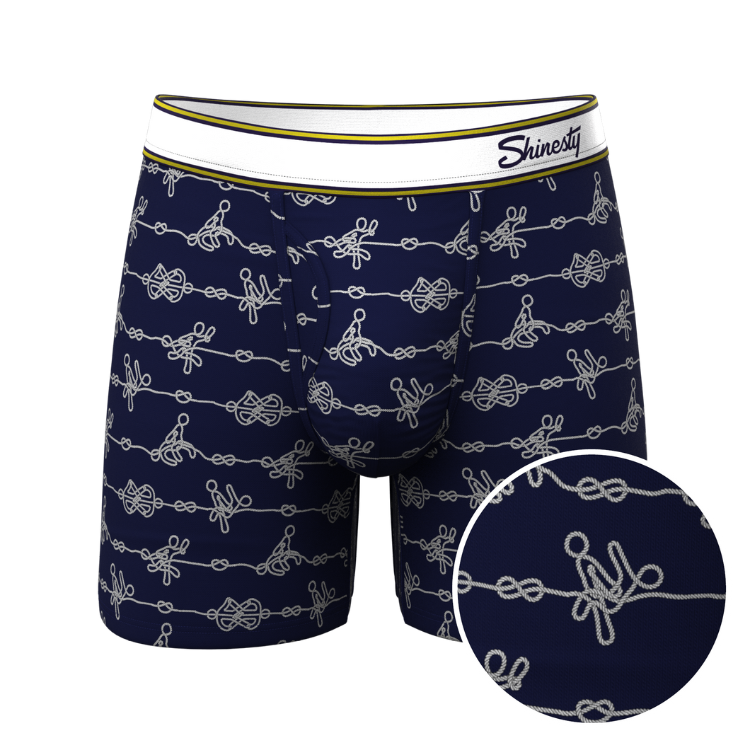 The Knotty Spots | Nautial Knots Ball Hammock¬Æ Pouch Underwear With Fly