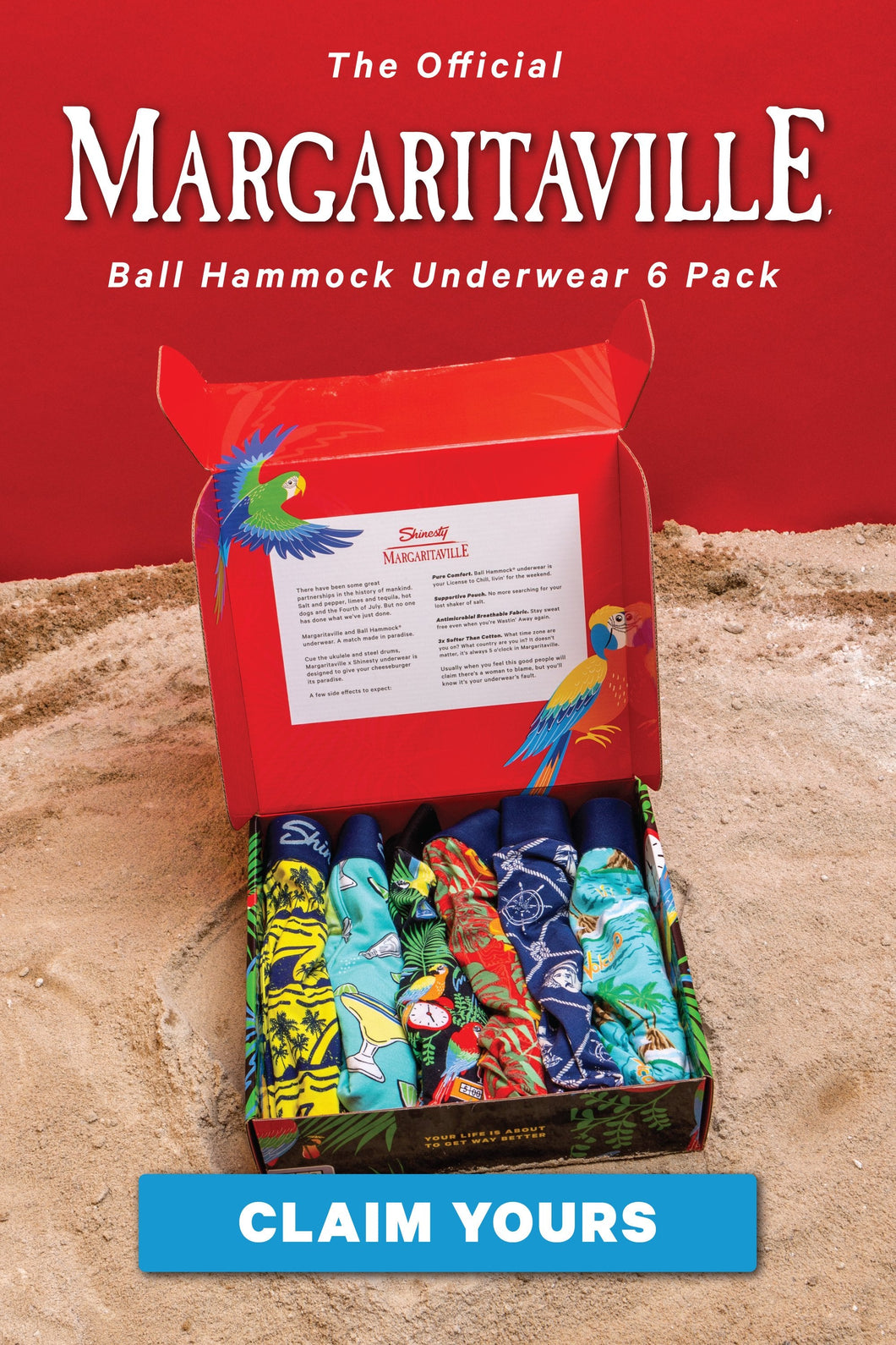 The Margaritaville¬Æ Pack | Officially Licensed Ball Hammock¬Æ 6 Pack