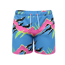Load image into Gallery viewer, The Melted Popsicle | Retro Neon Ball Hammock¬Æ Pouch 5&quot; Swim Trunks
