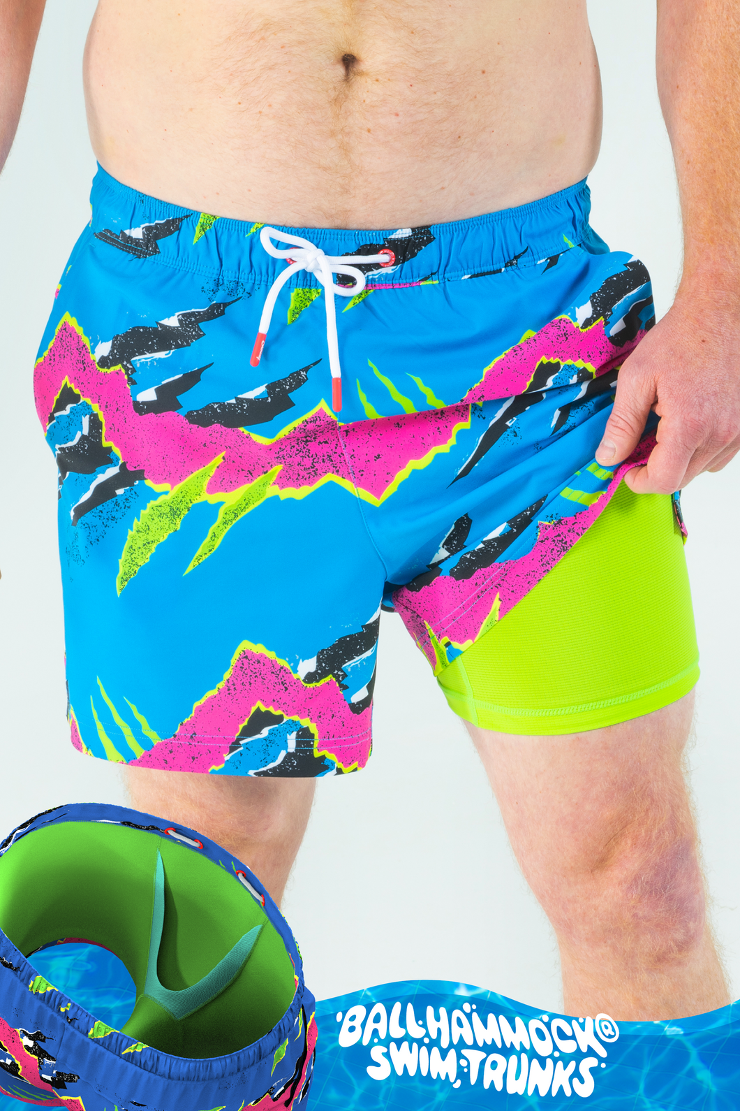 The Melted Popsicle | Retro Neon Ball Hammock¬Æ Pouch 5