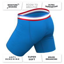 Load image into Gallery viewer, Super soft blue long leg ball hammock

