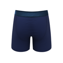 Load image into Gallery viewer, Fitted navy jones boxers
