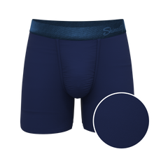Load image into Gallery viewer, Plain navy blue boxers
